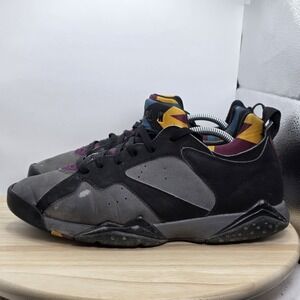 Mens Size 11 - Jordan 7 Retro Low 'Bordeaux' Black/Purple